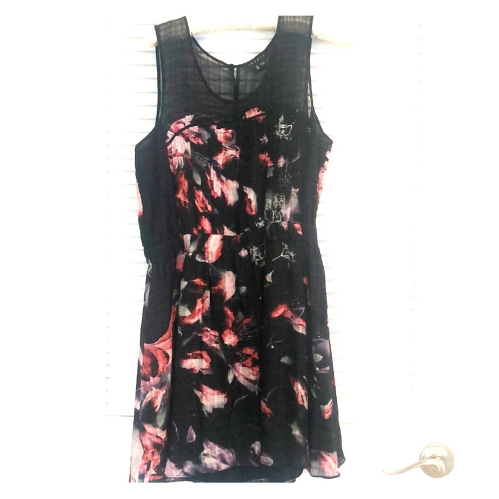 Theory silk floral dress